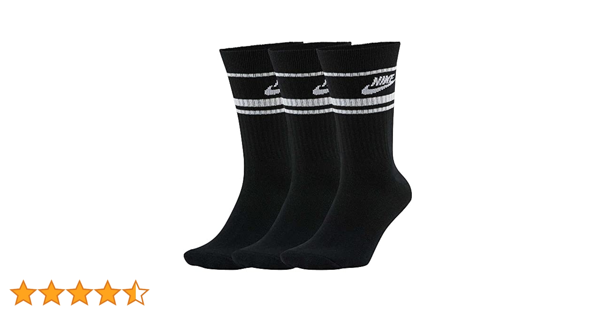 ナイキ x パタ クルーソックス ブラック/ホワイト\" HM8339-900 Nike x Patta Everyday Essentials Crew Socks White/Black
